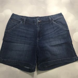 Lee Straight Fit Denim Shorts sz 14